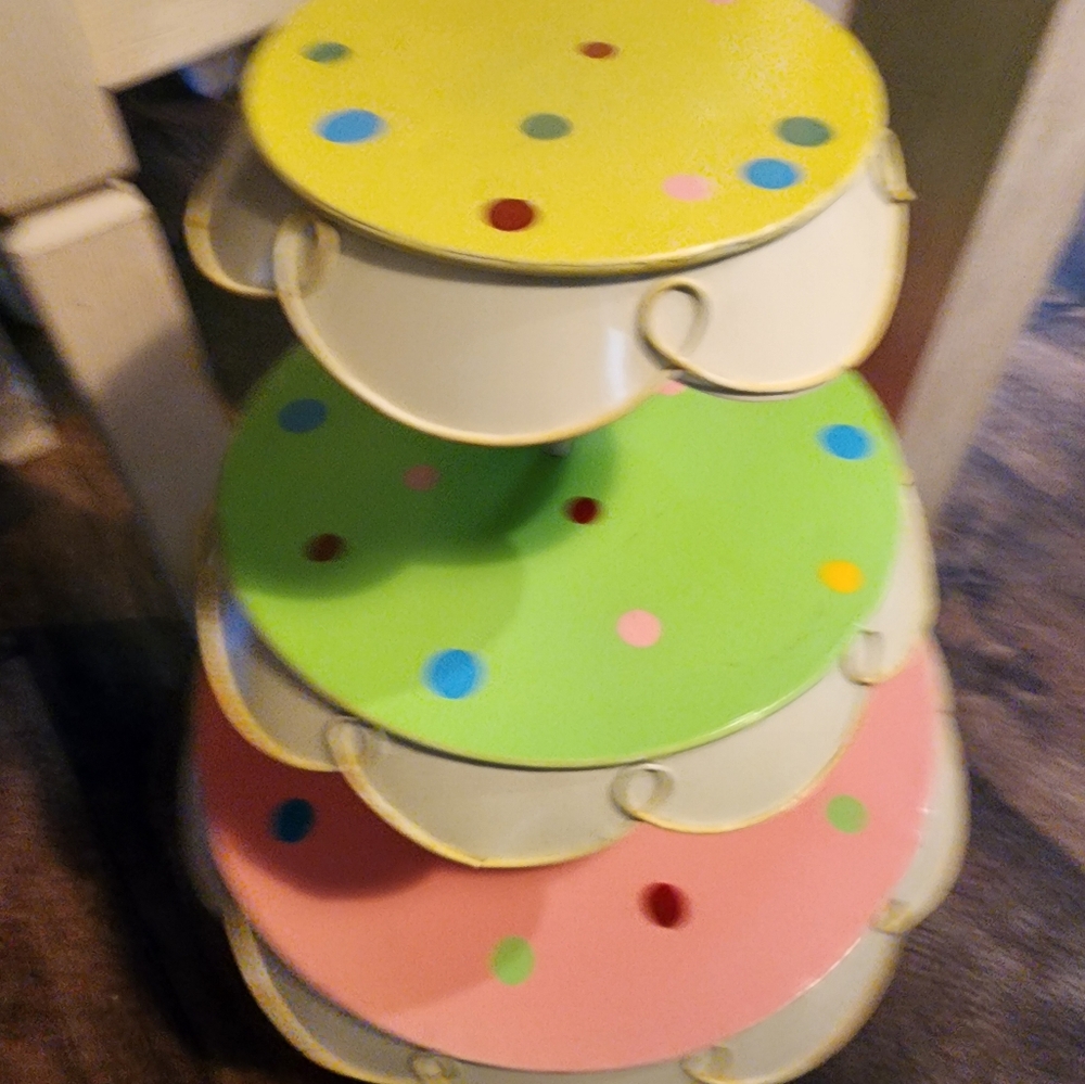 Vintage dessert cupcake stand 3 tier